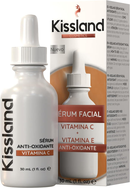 30Ml. BIO Sérum Visage À La Vitamine C/E - Anti-Rides, Anti-Taches, Anti-Âge Et Hydratant - Soin Visage Végétalien - Idéal Également Comme Crème Pour Les Yeux - Vitamine C Serum Visage